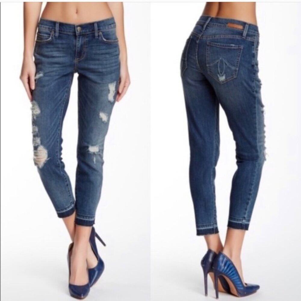 Level 99 Aubrey Released Hem Slouchy Jeans Size 30/10